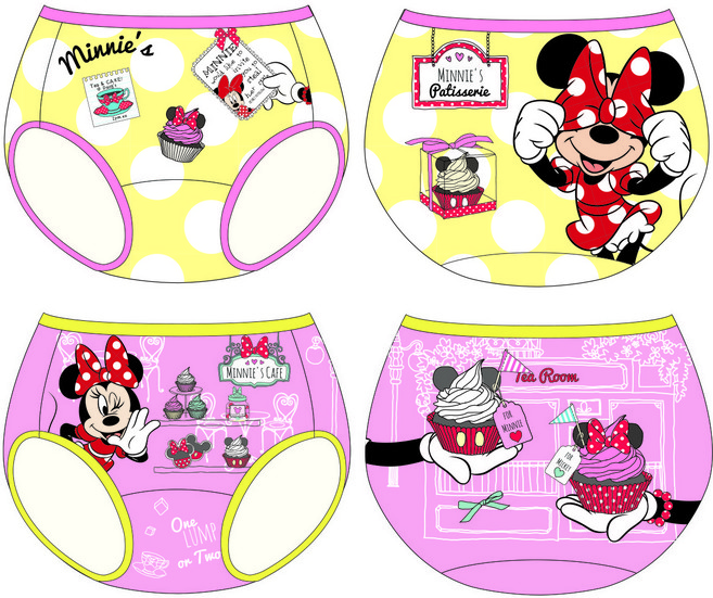 정품 Disney 디즈니 미니리본 유아 여아삼각팬티 2개세트