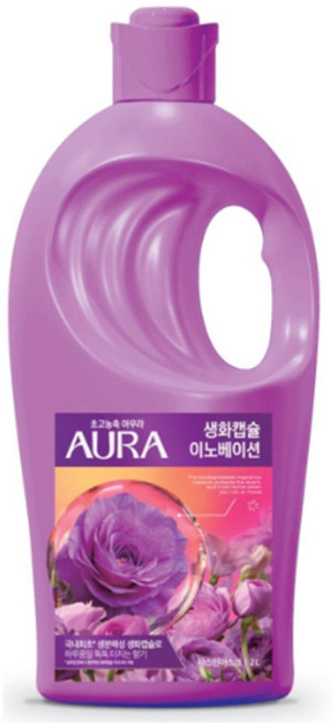 LG AURA 아우라 생화 캡슐 자스민 머스크 용기 2L (or 용기 1L+1L), 1개