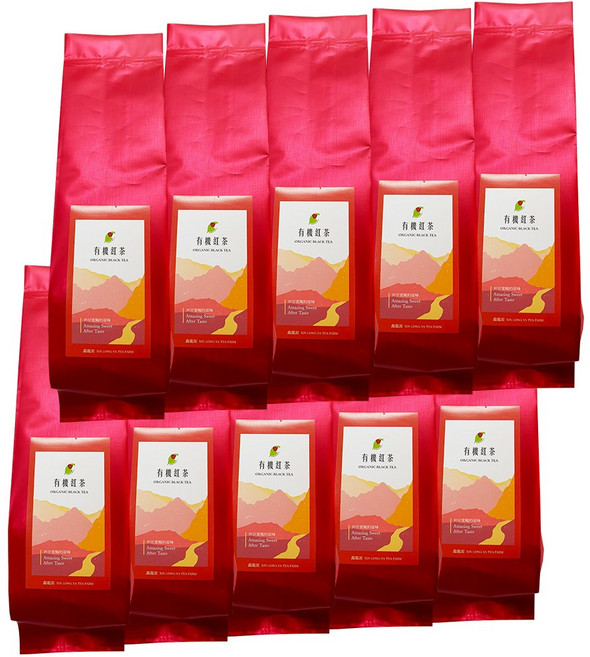 鑫龍源 杉林溪蜜蜒回甘紅茶 有機認證 高山茶葉 無農藥零檢出, 60g, 1套, 10個裝