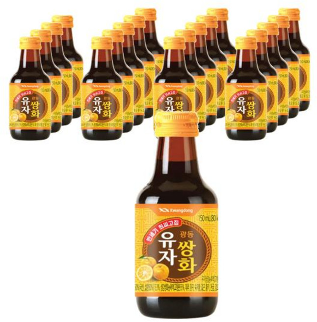 광동 한방 약국 환절기 활력 유자쌍화 150ml 20개