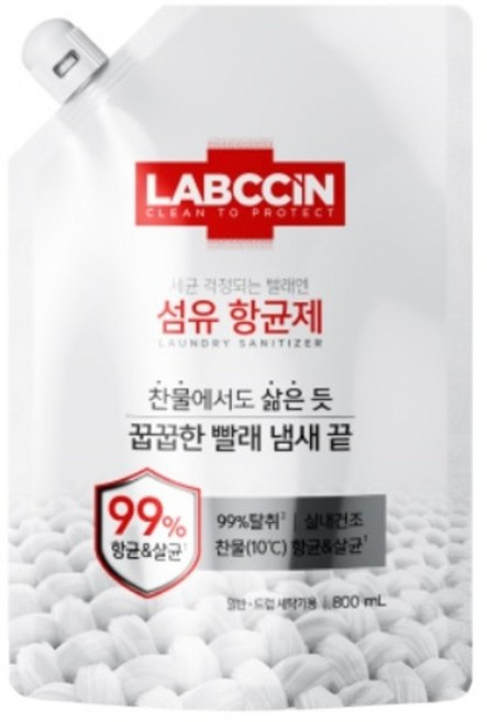 랩신 섬유항균제 리필, 800ml, 1개입, 2개