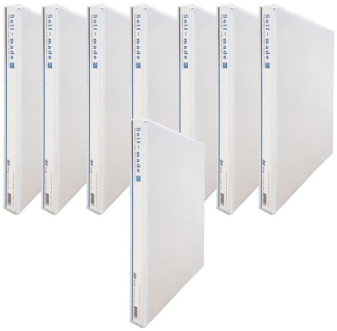 백투명 3공D링바인더(A4), 8개, 2cm