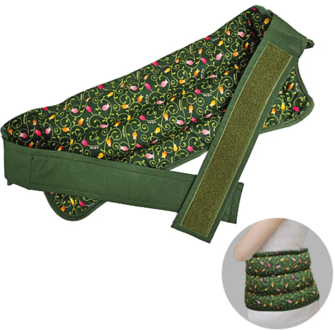 그린라이프 허브 허리복부 찜질팩 알뜰형 냉온찜질팩, 4. 그린튤립 - 쿠팡