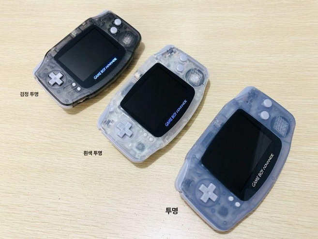 GBA 게임보이어드밴스 백라이트버전 록맨 일본어 버전 패키지, 일본 버전, 표준 단품, IPS블랙화이트