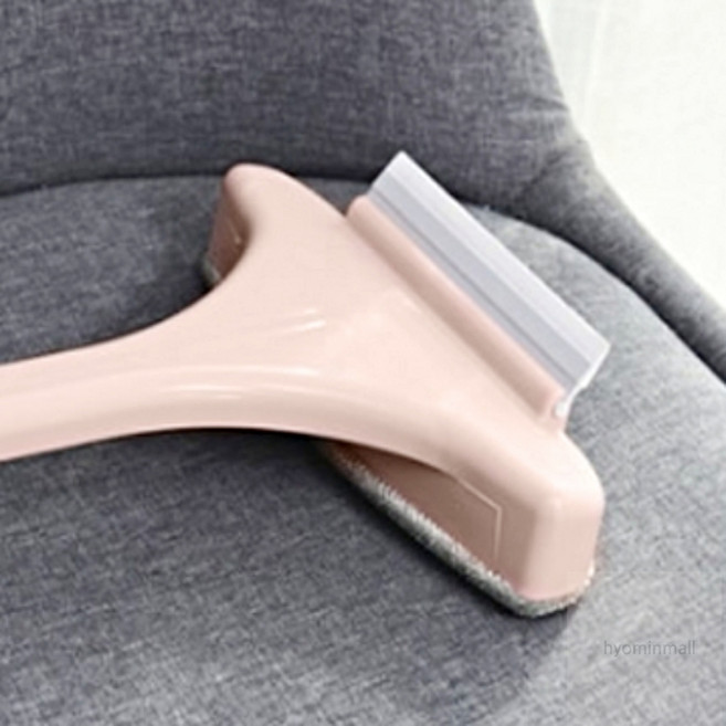 HM 손잡이 분홍 양면유리창닦이 유리창닦이 유리창밀대