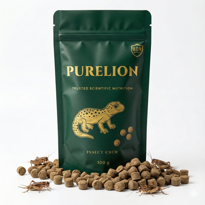 UDR 인섹트츄100g 파충류사료 레게 크레슈퍼푸드, 100g, 1개