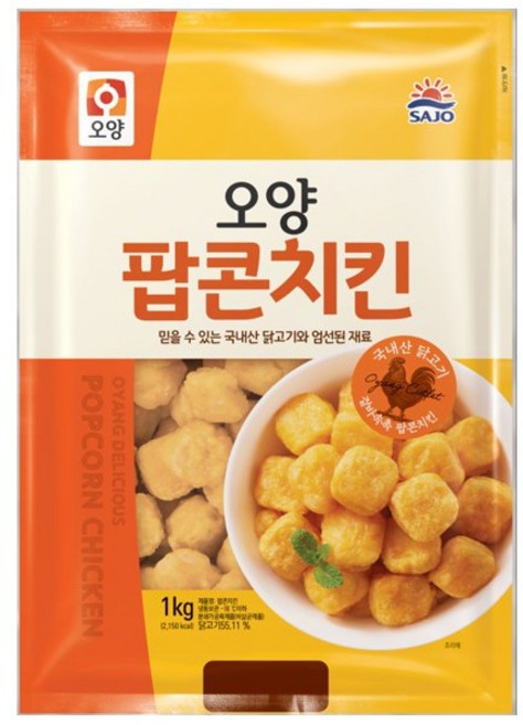 닭고기몰 사조오양 팝콘치킨 1kg, 10개