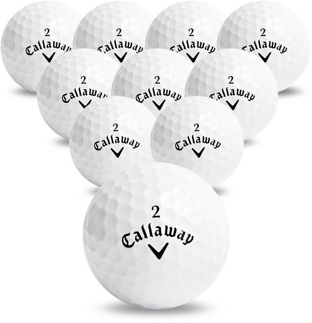 나이스골프 캘러웨이 화이트 A-등급 로스트볼, 10개, 1개