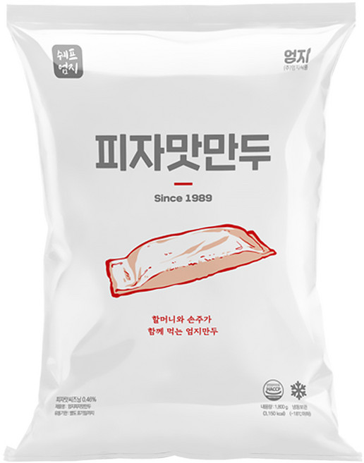 엄지 피자만두 1800g, 1개, 1.8kg