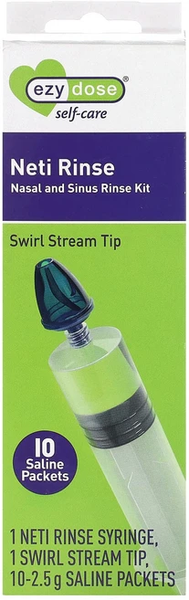 Ezy Dose 셀프 케어 네티 린스 비강 및 부비강 린스 키트 12종 키트, EzyDose셀프케어네티린스비강및부비강린스키트12종키트 - 쿠팡