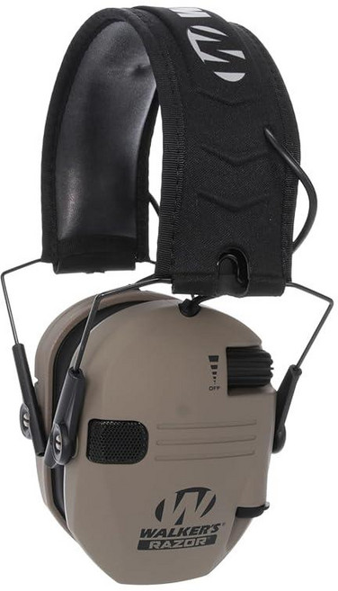 Walker's Game Ear 워커스 레이저 슬림 전자 청력 보호 귀마개 소리 증폭 억제 “지키지 않으면 잃습니다.” 블랙, Green, 1개
