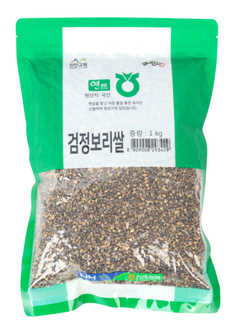 진안농협 국산 검정보리쌀, 1개, 1kg