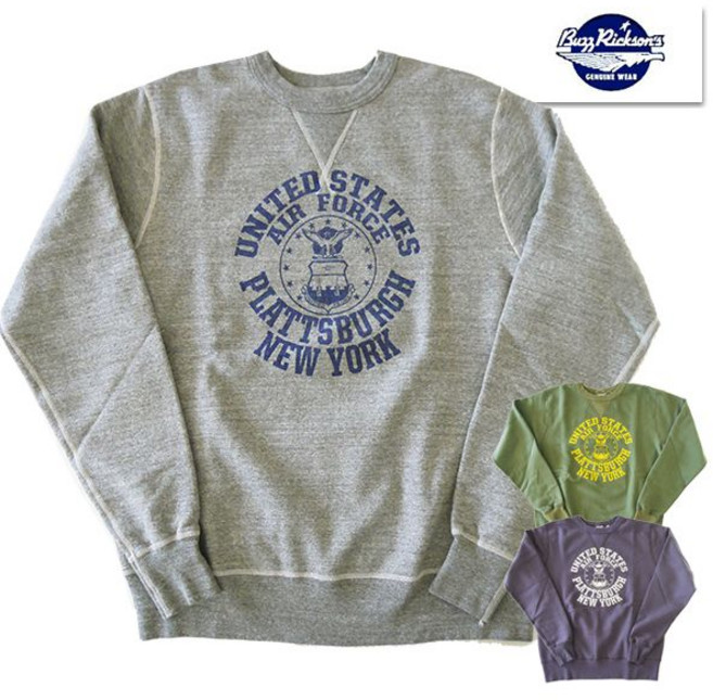 버즈릭슨 USAF 밀리터리 크루넥 스웻 셔츠 BR69335
