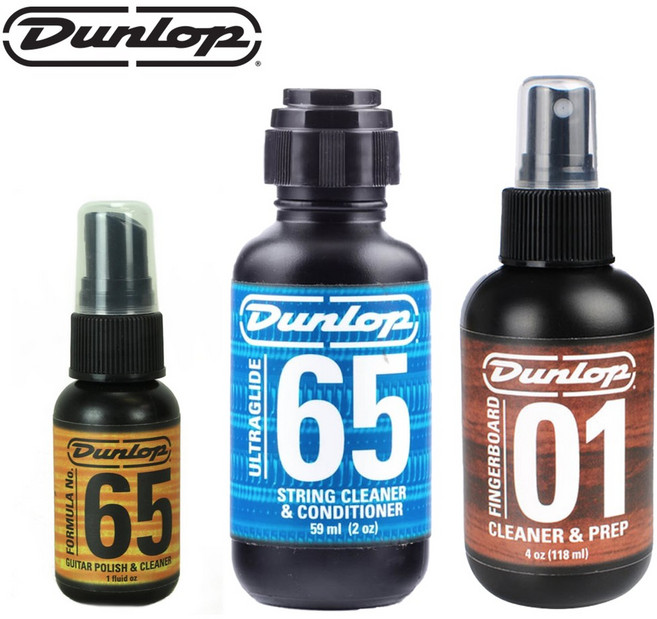 Dunlop 吉他保養組 弦油 指板油 清潔蠟 三合一 木吉他 電吉他 貝斯 樂器保養, 1個