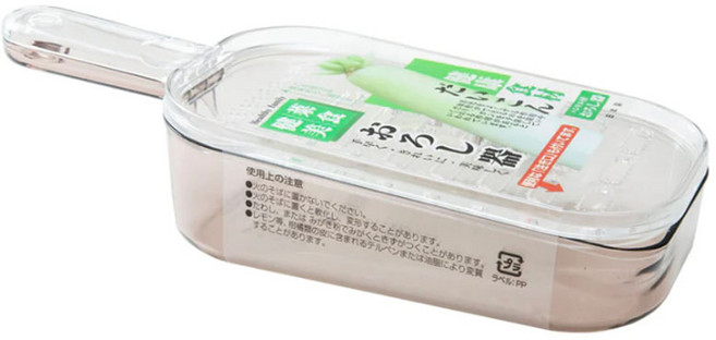 사나다세이코 손잡이 강판 치크 그라인더 감자 과일 이유식, 1개, 투명