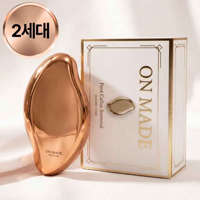 온메이드 2세대 스톤 발 뒷꿈치 발각질제거기, 70g, 1개, 1개입 - 쿠팡