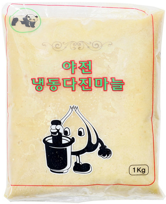 [아이스박스 무료포장] 한가네 야전 다진 냉동 마늘, 1개, 1kg