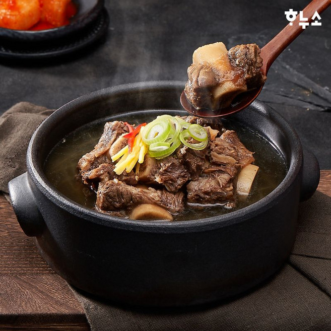 하누소 갈비탕2팩+ 우거지갈비탕2팩+ 육개장2팩, 1세트, 700g