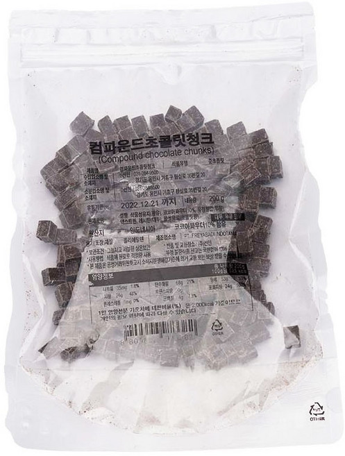 선인 컴파운드 초콜릿청크 200g, 1개