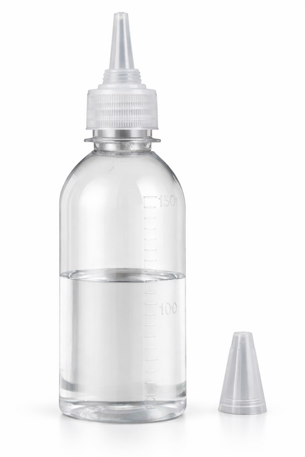 뷰마인 플라스틱 압출식 투명병 물약병 소스통, 2개