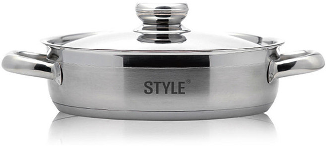 남선 러브송 스타일 삼중바닥 냄비 양수 스텐 삼중 바닥, 1개, 24cm