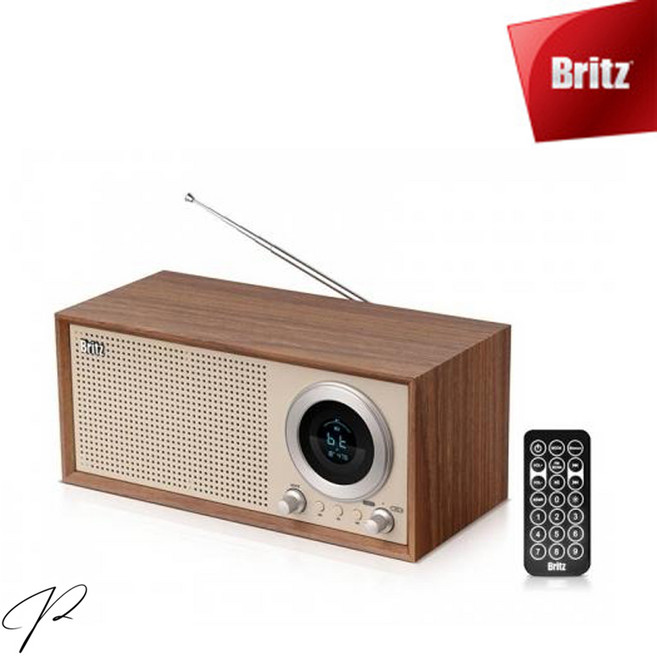 브리츠 포터블 블루투스 스피커 BA-HMK31 + 무선 리모콘, 0. BA-HMK31, 우드