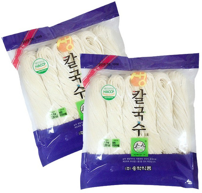 송학식품 생칼국수, 1kg, 8개