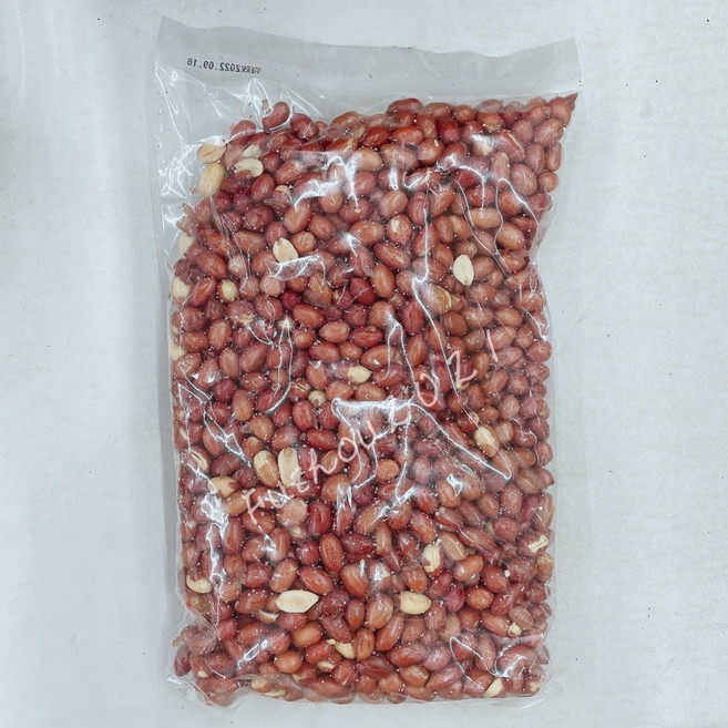 H&S 油花生 台灣帶皮花生粒 即食熟花生 600g, 1個, 短效期商品無法退換貨