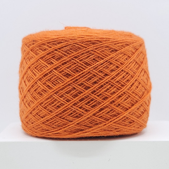 [뜨개실] 50g 램스울 6합 - 의류 블랭킷 소품 털실, 20 진한 오렌지, 1개