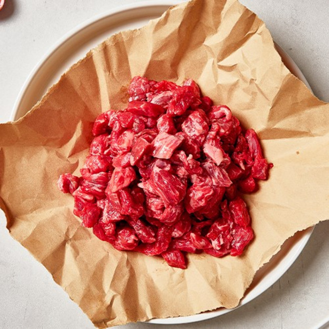 1++(9) 한우 국거리용(냉장) 300g 세절, 4개