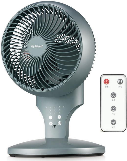 마이프랜드 소형 서큘레이터 저소음 720도 리모컨, MFSB-230R