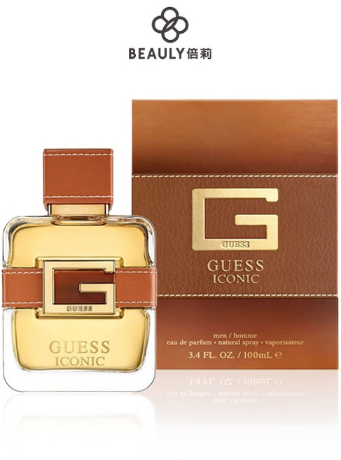GUESS ICONIC 鎏金典藏男性淡香精 100ml, 1個