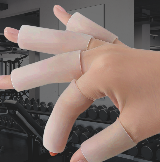 굳은살 방지 방수 커버 건조한 손끝 보호용 투명 실리콘 손가락 보호대 10P, 10개, 오픈형 투명