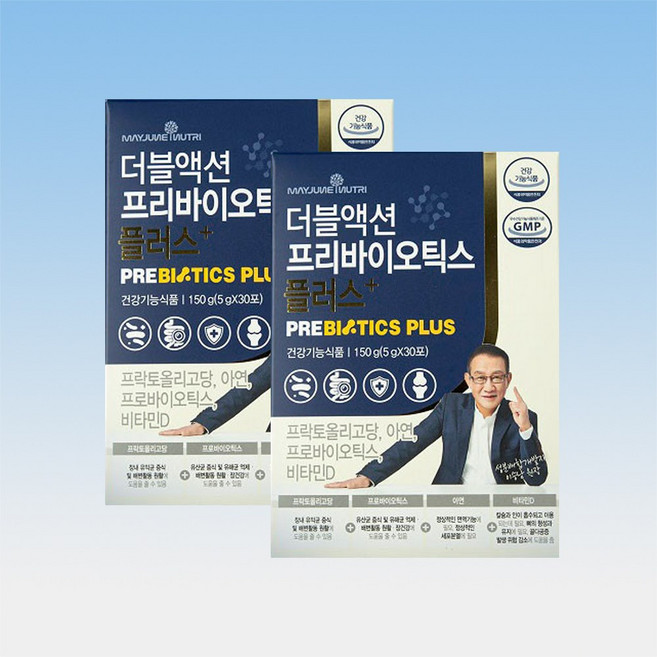 메이준뉴트리 더블액션 프리바이오틱스 플러스, 150g, 2개