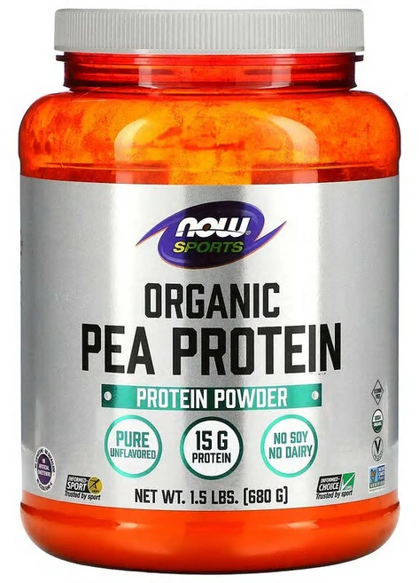 NOW Foods 스포츠 유기농 콩 단백질 무맛 680g(1.5lbs) NOW-02108, 1 - 쿠팡
