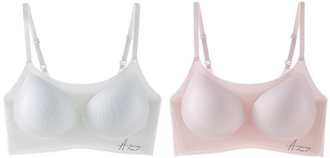 애보 프리미엄 에어메쉬 스트랩형 3단계 주니어 성장기 브라 2종 세트