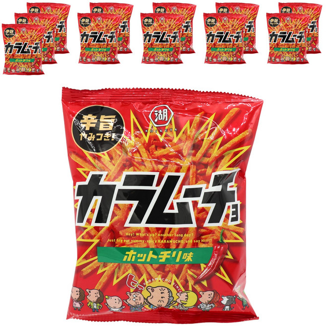 KOIKEYA 湖池屋 咔辣姆久 辣味, 90g, 12個