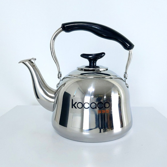스텐레스 IH 소리나는 하모니 실버 주전자 차 커피 물 인덕션 주전자 5L 7L