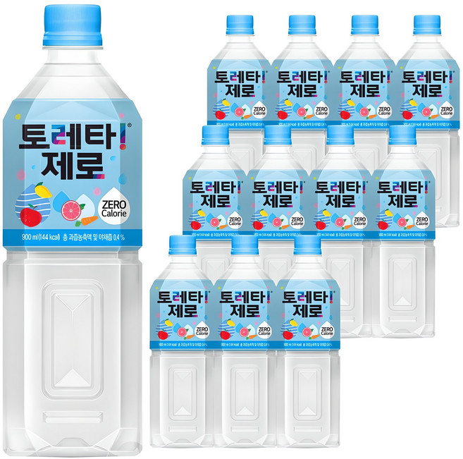 토레타 제로 이온음료, 900ml, 12개