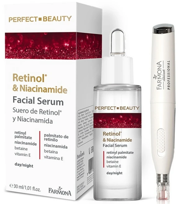 파모나 퍼펙트뷰티 레티놀+니아신아마이드 세럼 + 나노펜 MTS, 30ml, 1개 - 쿠팡