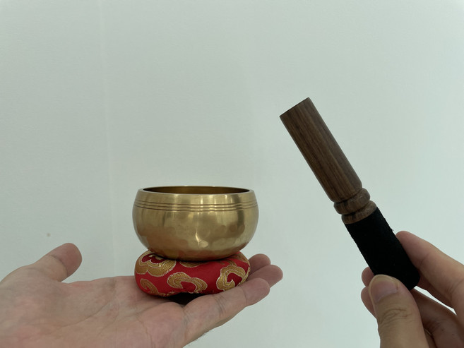 소원 싱잉볼 명상 요가 힐링 네팔 차크라 띵샤 불상 티벳종 친구선물, 1개