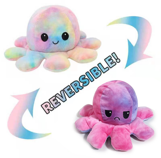촉감 청각 만족 피젯 푸쉬팝 팝잇 종합 선물, II반전 문어II 인형01