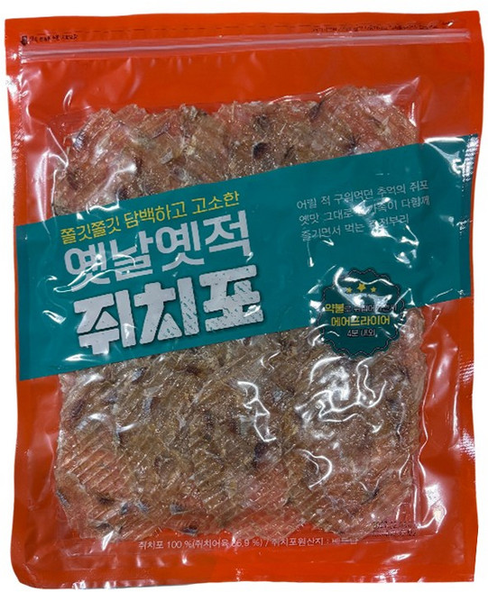 오천산업 옛날옛적 쥐치포 400g, 1개