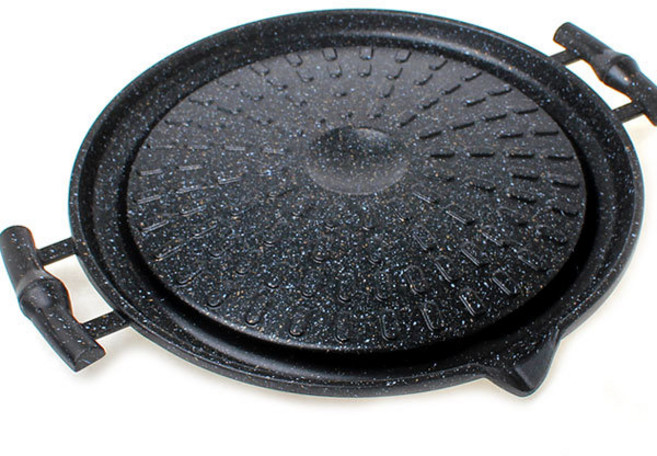 키친아트 갤럭시 원형구이팬 (고기불판 특수코팅팬 삼, 1개