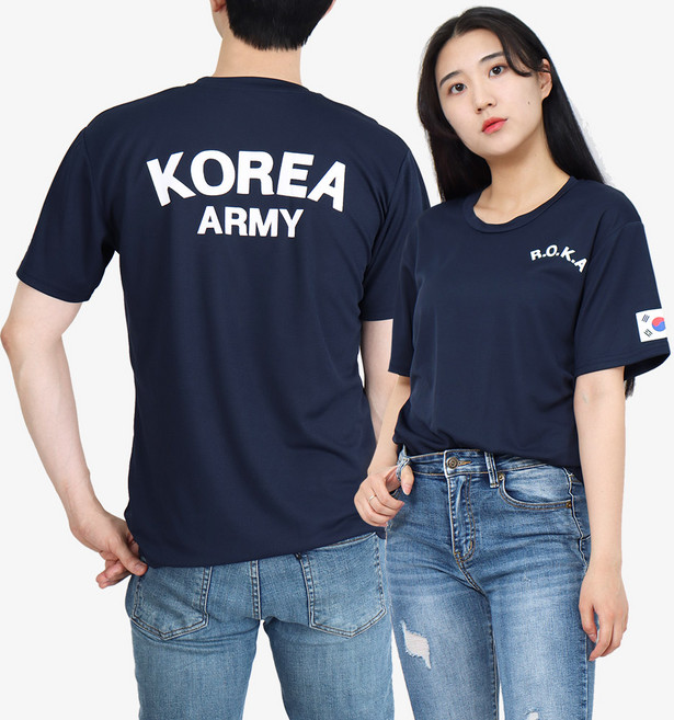 밀리랩 ROKA 코리아아미 로카티 반팔