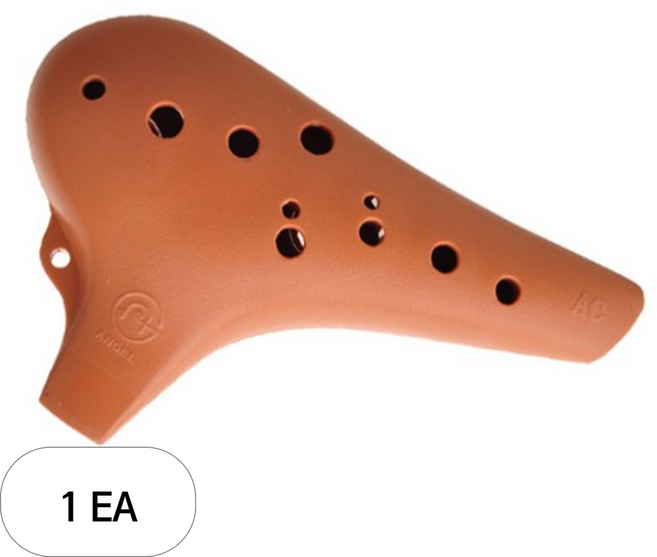 엔젤악기 오카리나 알토, AWO-P12, 점토색, 1개