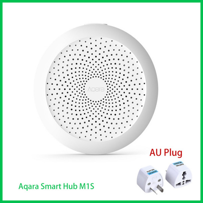 최신 아카라 스마트 허브 M1S 게이트웨이 무선 지그비 3.0 와이파이 RGB LED 야간 조명 스마트 홈 브리지 샤오미 미지아 홈킷 앱용, [02] AU plug