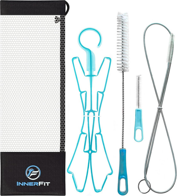 이너핏 수분 방광 청소 키트 범용 방광용 5 in 1 물 브러시 3개 접을 수 있는 프레임 1개 휴대용 파우치