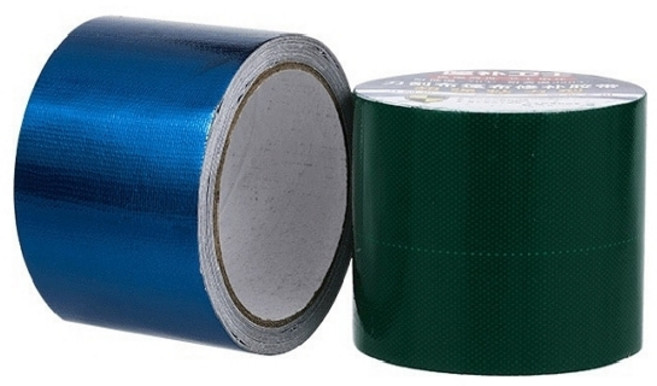 타포린 방수 테이프 천막 보수 갑바 텐트 테잎 보수용, 블루061280CM, 1개