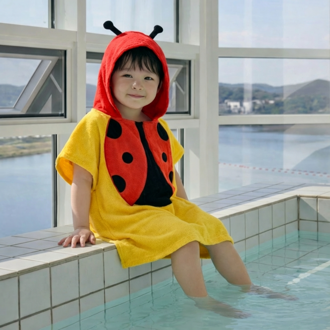 맘앤밥 썸머 애니멀 비치 가운